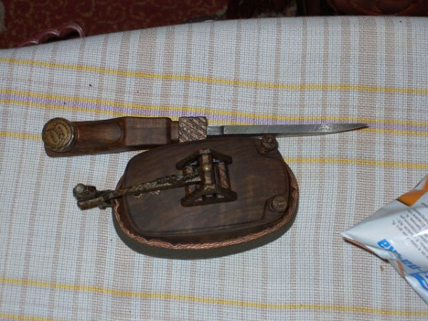 Нож-телеграфный ключ (творение RA9USB)