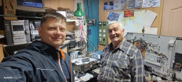 Пронякин Павел Николаевич (RA9UO) и Александр Гребёнкин (09.2025г)